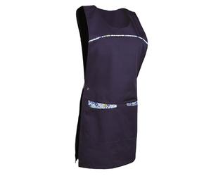 SNV Chasuble ménage pour entetien/nettoyage/Tablier adulte médicale pour agent d'entretien en polyester/coton. Taille S à XXL (Bleu Marine, XXL)