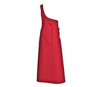 SNV Tablier boucher cuisine rouge style Parisien pour usage professionnel boucher charcutier. Tablier cuisine homme/femme en polyester/coton uni (Rouge)