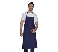 SNV Tablier de cuisine Valet/déclinaison coloris/Tablier de cuisine pour cuisinier, restauration avec grande poche centrale. (bleu marine)