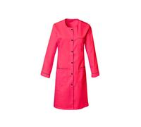 SNV Tunique médicale Femme Manches Longue Bouton Pression Couleur. Blouse de Travail pour métiers de la santé et du Bien-être Disponible de la Taille XS à 2XL Rose XL