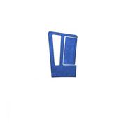 SNWDBH Autocollant De Décoration De Panneau De Levier De Vitesse De Console Centrale, Garniture Intérieure De Voiture Pour A6 C8 A7 2019-2021 Surface décorative intérieure(BLEU)