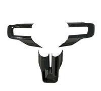 SNWDBH Autocollant De Protection De Panneau De Volant De Voiture Modification Intérieure Pour Ford Pour Mustang 2015 2016 2017 2018-2022 2023 Surface décorative intérieure(NOIR 1)