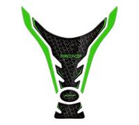 SNWDBH Autocollant De Tampon De Réservoir De Carburant De Moto, Autocollants De Protection De Couverture De Gaz D'huile, Accessoires Imperméables pour Kawasaki Z900 Z 900 2017 - 2024(Vert,M)