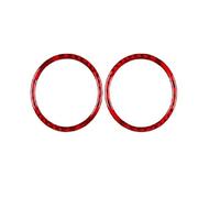 SNWDBH Autocollant D'intérieur Pour Clio 3 (2006-2012) - Accessoires De Finition Pour Poignées De Porte Avant Autocollants Voiture(ROUGE)