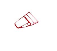 SNWDBH Autocollant D'intérieur Pour Ford Pour Focus SE RS ST Pour Ecoboost 2015-2018 - Panneau De Commande Central Et Levier De Vitesse Autocollants Voiture(ROUGE,Conduite à droite)