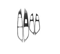 SNWDBH Autocollant D'intérieur Pour Seat Pour Leon 2013-2020 (LHD/RHD) - Habillage De Panneau De Commande De Vitres Autocollants Voiture(Noir,Conduite à droite)