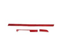 SNWDBH Autocollant D'intérieur Pour VW Pour Scirocco R 2009-2016 - Kit De Garniture Pour Tableau De Bord Côté Passager Autocollants Voiture(ROUGE,Conduite à gauche)