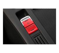 SNWDBH Autocollant Intérieur Pour VW Pour Golf 7/7.5 MK7 AT (2015-2019) : Cache-bouton De Frein À Main Et De Maintien Automatique Autocollants Voiture(ROUGE)