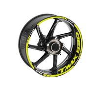 SNWDBH Autocollant Réfléchissant pour Moyeu De Roue De Moto, pour Y&amaha TMAX530 TMAX 530, Autocollant Réfléchissant pour Jante De Roue Autocollant Jantes