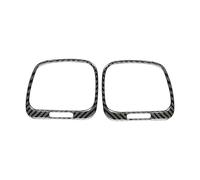 SNWDBH Autocollants D'intérieur Pour VW Pour Scirocco R (2009-2016) - Habillage Des Aérateurs Gauche Et Droit - Accessoires De Finition Autocollants Voiture(Noir)