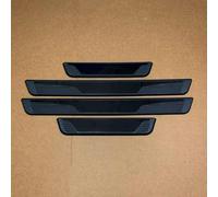 SNWDBH Autocollants Intérieurs Pour Mitsubishi Pour Triton 2023-2026 : Protections De Seuil De Porte, De Pédale Et De Protection De Bas De Caisse. Autocollants Voiture(Noir)