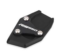 SNWDBH Extension De Béquille Latérale pour Moto pour Aprilia RS660 RS 660 2020-2023 2021 Agrandisseur de béquille(Noir)