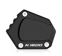 SNWDBH Plaque D'extension De Béquille Latérale De Moto, pour BMW K1600B K1600GT K1600GTL K1600 B GT GTL 2016 - 2022 2021 Agrandisseur de béquille(Noir)