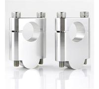 SNWDBH Rehausseurs De Guidon De Moto pour H&Onda XR250R XR600R XR650L XL 250 R XR 250 R XR150L XLR 125(Argent 40mm)