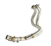 SNWDBH Silencieux D'échappement pour Moto pour K&awasaki ER6N, ER6F, Z650 pour Versys 650 (2012-2018), Tube Central Avant, Raccord D'échappement Ligne echappement