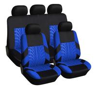 SNXLW 5 Places Universel Voiture Ensembles Housses Siège pour Mazda CX-3 CX-5 CX-30 CX3 CX30 CX5 2015-2022 2023 Housses Siege Avant Arrière Auto Accessori,Blue