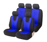 SNXLW 5 Places Universel Voiture Ensembles Housses Siège pour Seat Ateca 5F 2016 2017 2018 2019 2020 2021 2022 2023 2024 Housses Siege Avant Arrière Auto Accessori,Blue