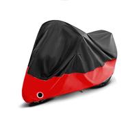 SNXLW Bâche Moto pour Honda CRF 450 R/CRF 450X Housse de Moto Housse Protection pour Moto Extérieure Couverture Moto Étanche Bache Moto Accessoires,Black red-245 * 105 * 125CM