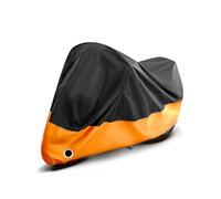 SNXLW Bâche Moto pour Victory Cross Country/Cross Roads Housse de Moto Housse Protection pour Moto Extérieure Couverture Moto Étanche Bache Moto Accessoires,Black orange-265 * 105 * 125CM