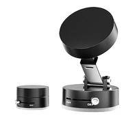 SNXLW Support Téléphone Voiture pour Mercedes Benz AMG Classe E E300 E300d E400d E450 E53/E63/E63s Support De TéLéphone à Ventouse MagnéTique sous Vide Car Phone Holder,Black