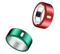 Snyeest Compatible avec Oura Ring 4/Gen 3 - Coque de protection en TPU robuste pour entraînement de gym pour homme et femme - Taille 9 - Rouge + vert (ne convient pas pour Ring 4 - Céramique)