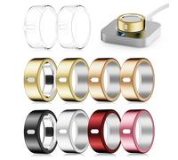 Snyeest Lot de 10 coques compatibles avec Oura Ring 4/Gen 3 Heritage/Gen 3 Horizon (non compatible avec Oura 4 Ceramic), charge directe, protecteur de doigt élastique en TPU robuste pour entraînement