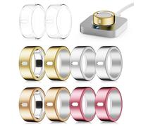 Snyeest Lot de 10 coques compatibles avec Oura Ring 4/Gen 3 Heritage/Gen 3 Horizon (non compatible avec Oura 4 Ceramic), charge directe, protecteur de doigt élastique en TPU robuste pour entraînement