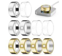 Snyeest Lot de 10 coques compatibles avec Oura Ring 4/Gen 3 Heritage/Gen 3 Horizon (non compatible avec Oura 4 Ceramic), charge directe, protecteur de doigt élastique en TPU robuste pour entraînement