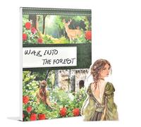 Snylcce Autocollants scrapbooking Thème désert forestier - 20 feuilles d'autocollants PET