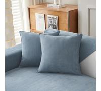 Snylcce Housses de cousss in Ice Blue 12 x20 Pouces (30 x50cm) Set of Chenille Pillow Covers with Elegant Design Soft and Luxurious Decorative Throw Pillows for Couch,Bed,and Home Decor