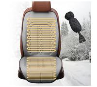 Snyucve Couvre-Sièges Chauffants 45 °C-65°C Chauffage Rapide, Contrôle Intelligent 12v Chauffe-Siège D'auto Comprend Une Pelle à Neige Et des Gants,Gray-1PCS