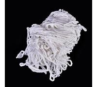 So 3x2m Filet de But Football en Fibre Polypropylène Blanc Remplacement Sport Match Outils Formation-Filet Cage De Foot X 2M