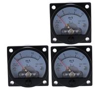 SO-45 AC mA ampèremètre pointeur analogique circulaire Instrument en plastique marin mesure outils de courant 1 pièces(3MA)