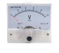 So-45 Voltmètre analogique AC 5 V - 800 V Gamme 50/60 2,5 e précision ABS Boîtier ignifuge 47 mm Montage carré pour panneaux de contrôle industriels (AC30 V)