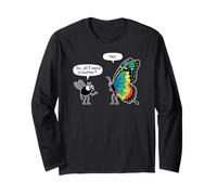 So All I Need is Butter? Fly and Butterfly Funny Insect Meme Manche Longue