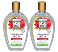 SO BIO ETIC Huile de Ricin Pour La Peau 2x100 ml