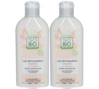 SO BIO ETIC Lait démaquillant soyeux 2x200 ml