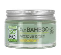 SO’Bio étic Masque argile détoxifiant Pur Bamboo 50 ml