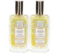 So Bio Etic Précieux Argan L'Huile de Beauté Huile 2x100 ml