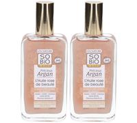 So Bio Etic Précieux Argan L'Huile Rose de Beauté Huile 2x100 ml