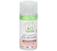 So Bio Etic Recharge Déo-Soin 24h - Lait d'Ânesse Rouleau 150 ml