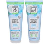SO BIO ETIC Shampoing cheveux hydratés Shampooing 2x250 ml