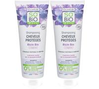 SO BIO ETIC Shampoing cheveux protégés ricin et arginine Shampooing 2x250 ml
