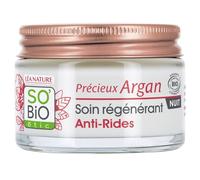 So Bio Etic - Soin Régénérant Anti-Rides Nuit, Précieux Argan Regénérant 50 Ml