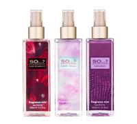 So…? Brume Parfumée pour Femme Sorbet Dream, Dark Romance, Purple Reign 100ml (Lot de 3)