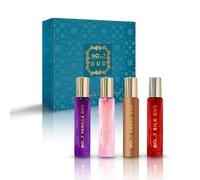 So... ? Coffret de parfum Oud Premium pour femme, Vanille, Rose, Ambre, Soie, Eau de Toilette avec Parfum Longue Durée - Coffrets Cadeaux pour Femmes (4 x 15ml)