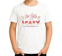So Cute It's Scary - Joli design fantôme d'Halloween avec nœuds, idéal pour les filles, les enfants ou les jolies tenues d'Halloween, Blanc., 4 ans