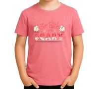 So Cute It's Scary - Joli design fantôme d'Halloween avec nœuds, idéal pour les filles, les enfants ou les jolies tenues d'Halloween, Rose, 140 cm