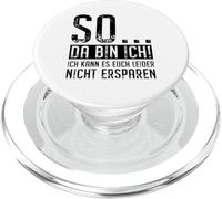 So Da Bin Ich Citation Allemande Drôle PopSockets PopGrip pour MagSafe