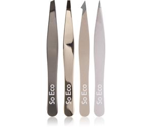 So Eco Tweezer Set Rose Gold kit de pinces à épiler